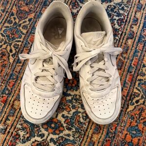 Nike Women's White Lace-Up Sneakers